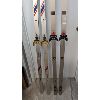 Image 3 : Set of 2 Cross Country Skis - Fischer and Karhu