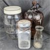 Image 2 : Lot of Mixed Jars and Glassware 