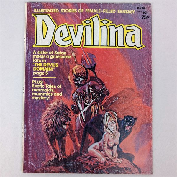 1975 Devilina Illustrated Stories No. 1 - Female Filled Fantasy