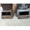 Image 7 : Set of 2 Buckeye Coal Stoves - Antique Farm Cast Iron Chicken Brooder Incubators