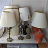 Lot of 6 Vintage Lamps 