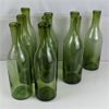 Lot of 9 Vintage Hand Blown Glass Oil Bottles