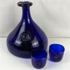 Cobalt Blue Decanter Set