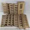 Lot of 12 Wooden Floor Vent Covers 