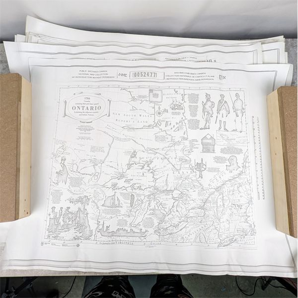 Large Lot of Vintage Maps - Reprints from the 1700's