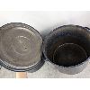 Image 3 : Set of 2 Large Enamel Ware Canning Pots