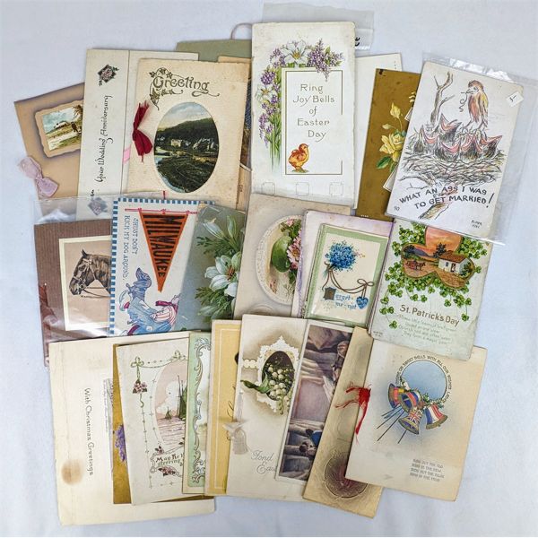 Set of Vintage/Antique Post Cards and Greeting Cards