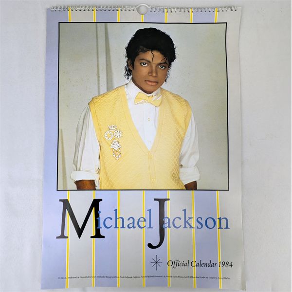 Michael Jackson Official Calendar 1984