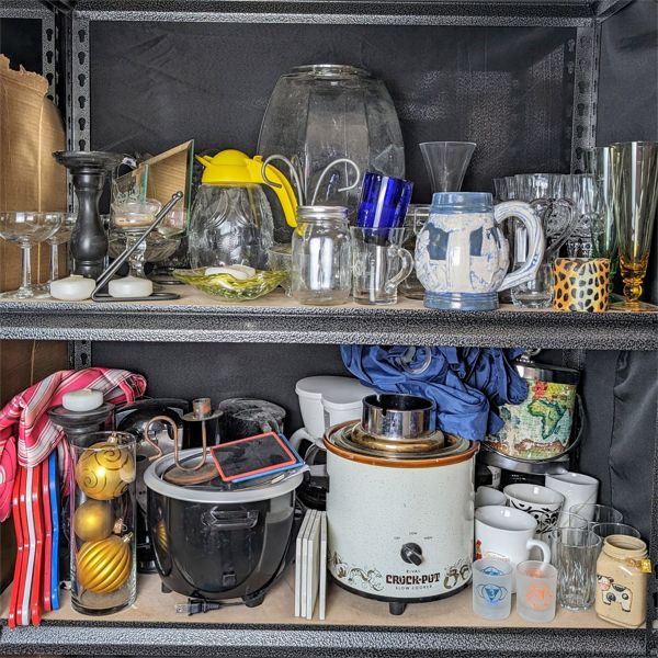 ENTIRE CONTENTS OF SHELF! (Shelf not included)