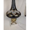 Image 8 : STUNNING!  MCM Black Table Lamps 33.5" Tall