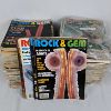 Large Lot of Vintage Rock & Gem Magazines