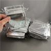 Large lot of NEW Silver Foil Organza Bags 4.5" x 3.25"