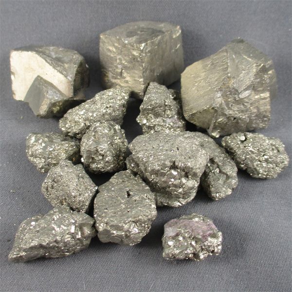 Lot of Raw Pyrite Specimens