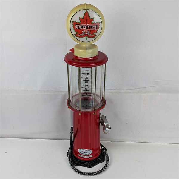 Vintage Style  Circa 1920  Supertest Replica Gas Pump Liquor Dispenser