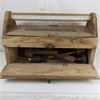 Image 2 : Lot of Mixed Tools In Handmade Wood Tool Box