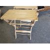 Image 2 : Set of 2 Wood Folding Tables