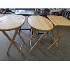 Image 5 : Set of 5 Folding TV Tables