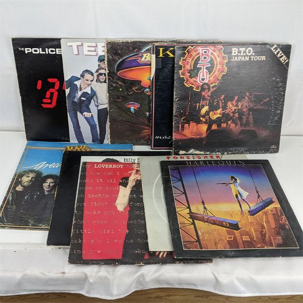 Lot of 10 Vinyl Records