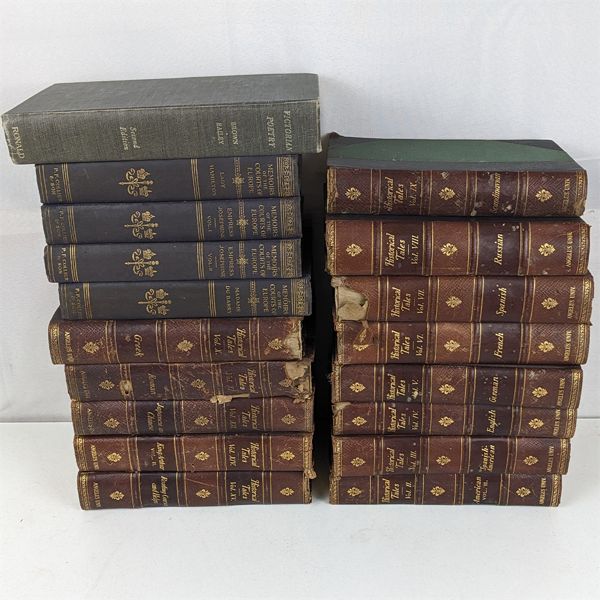 Lot of 13 Historical Tales, 4 Memoirs of the Courts of Europe & 1 Victorian Poetry Book