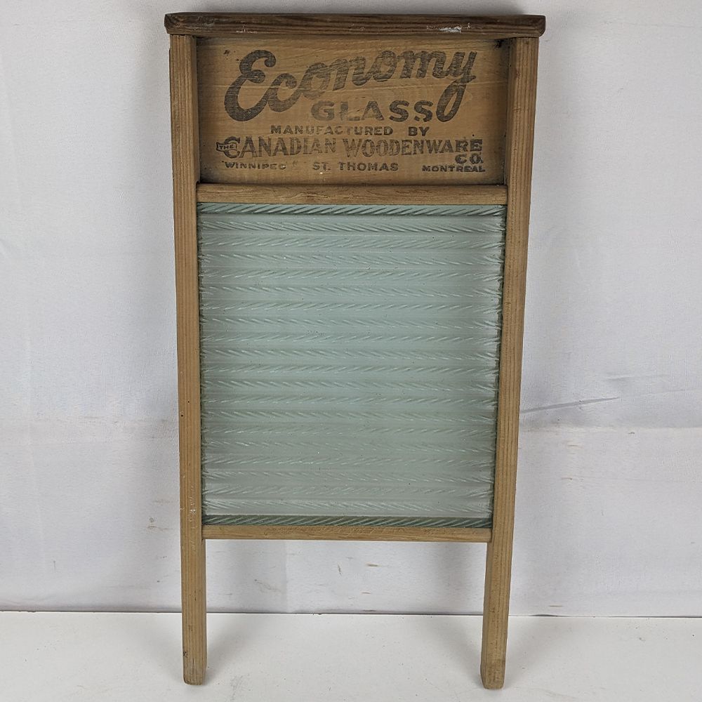 Vintage Economy Glass Washboard