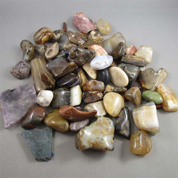 675 Gram Lot of Various Polished Stones