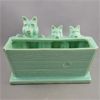 Image 1 : 3 Little Pigs Ceramic Planter - Possible Unmarked McCoy