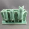 Image 2 : 3 Little Pigs Ceramic Planter - Possible Unmarked McCoy