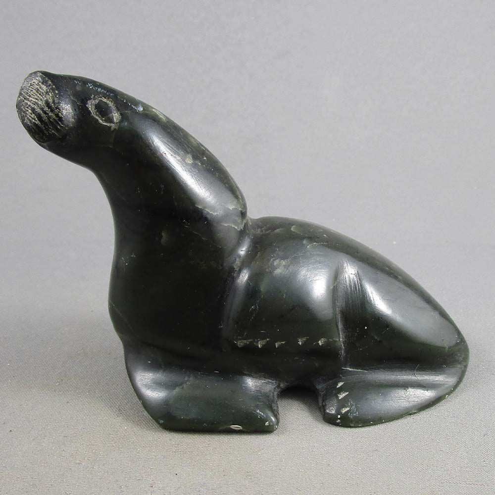 Authentic Soapstone Seal Carving Carving Number 911212