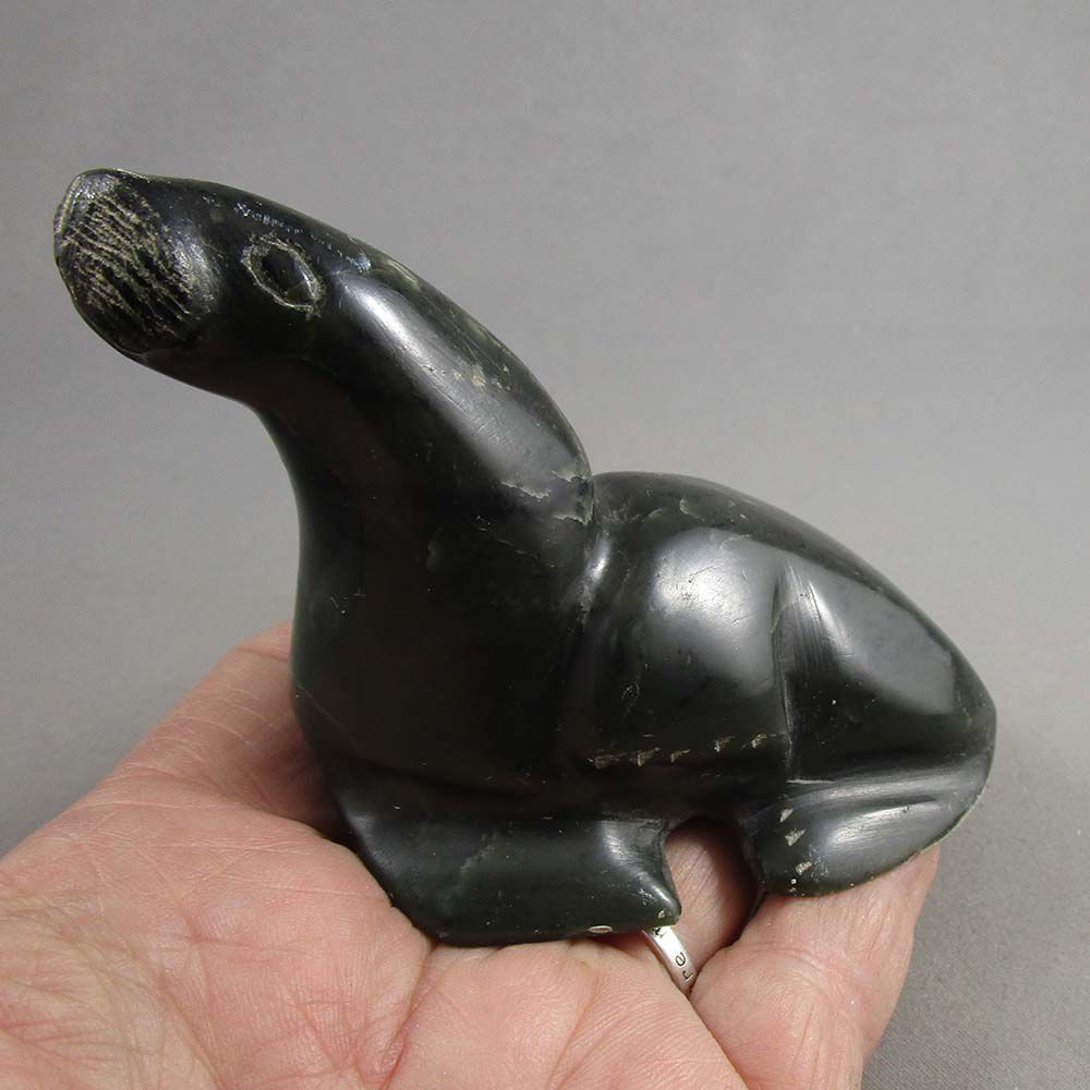 Authentic Soapstone Seal Carving Carving Number 911212
