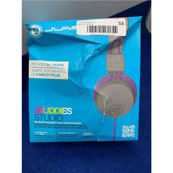 JBuddies Studio on-ear folding Kids Headphones
