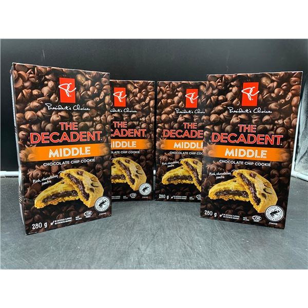 Presidents Choice The Decadent Middle Cookies (4 x 280g)