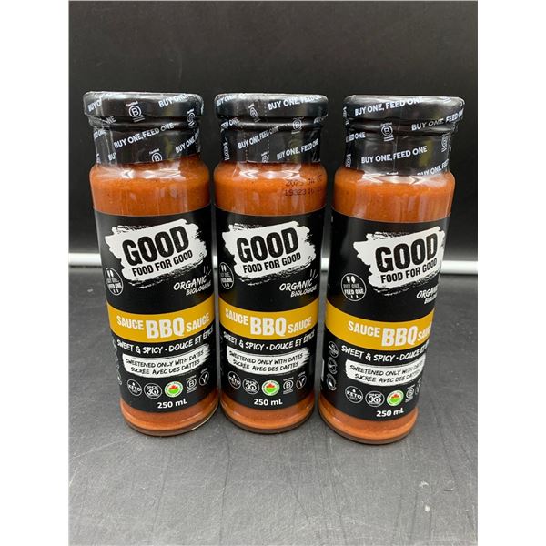 Good Food for good Organic BBQ Sauce (3 x 250ml)
