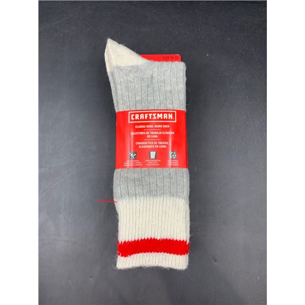 Craftsman Classic Wool Socks 3pk (Size 10-13)