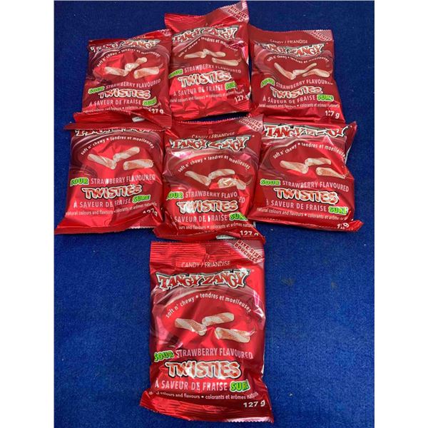 Tangy Zangy Soft n' Chewy Sour Strawberry Flavour (7 x 127g)