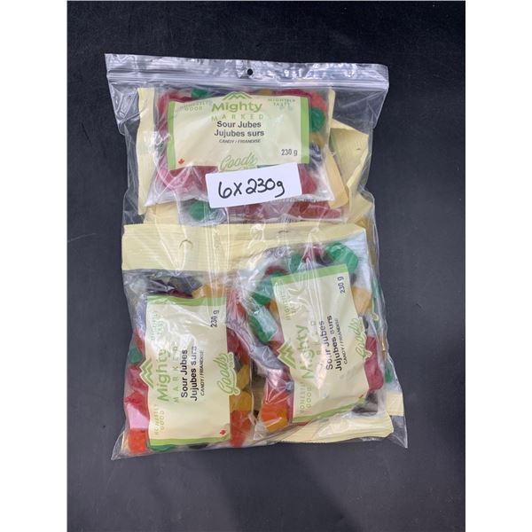 Sour Jubes Candy (6 x 230g)