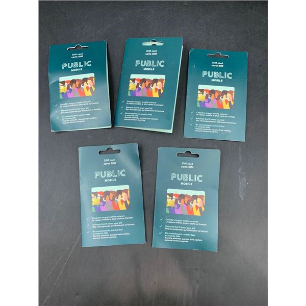 Sim Card Public Mobile (5ct)