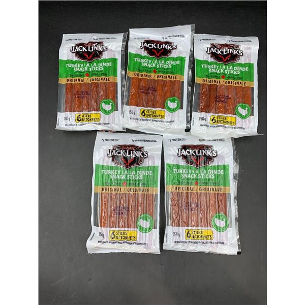 Jack Link's Turkey Original Sausage Snack Sticks (5 x 150g)