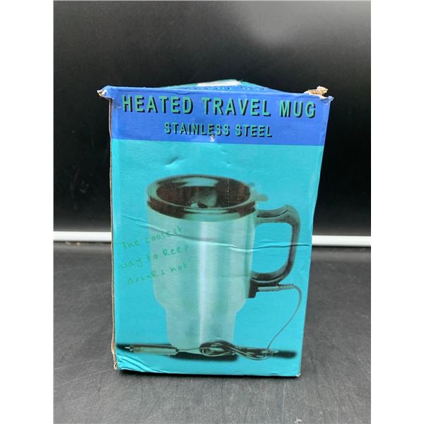 Heated Travel Mug Stainless Steel
