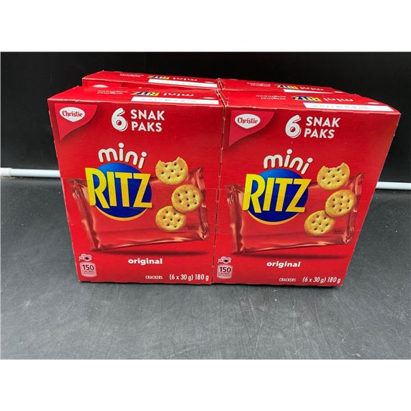 Mini Ritz Original Cracker Snak Paks (4 x 6)