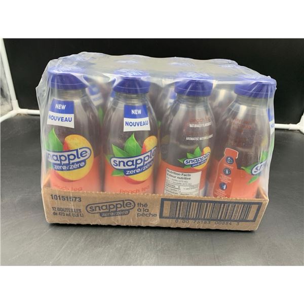 Snapple Zero Peach Iced Tea (12 x 473ml)