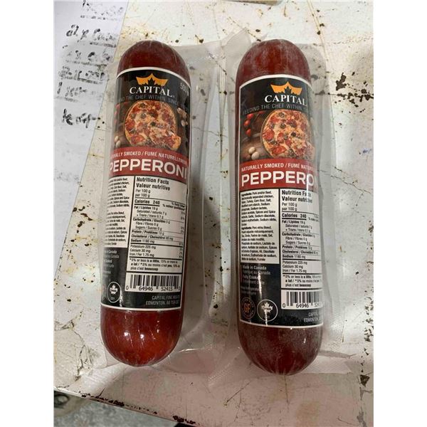 FROZEN- Capital Naturally Smoked Pepperoni Chubbs 2 x 500g