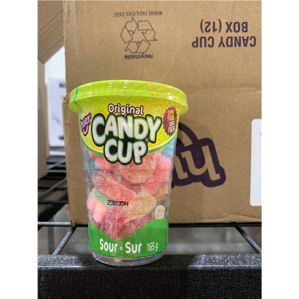 Huer Sour Candy Cups 12 x 165g