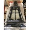 Image 1 : Black Outdoor Solar Lamp