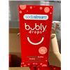 Image 1 : Soda stream strawberry bubly drops 6 pack