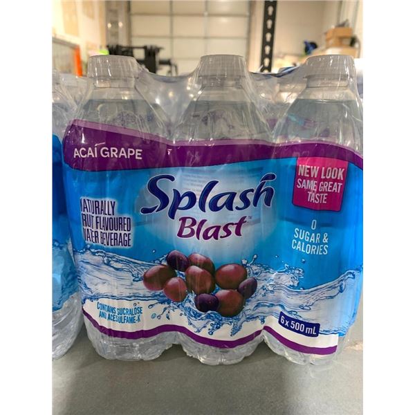 Splash Blast Water Acai Grape Flavour 6 x 500ml