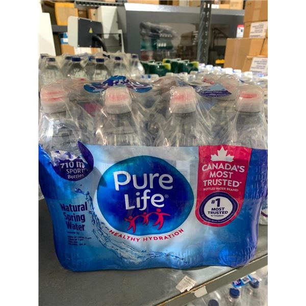 Pure life Natural spring water 12 x 710ml