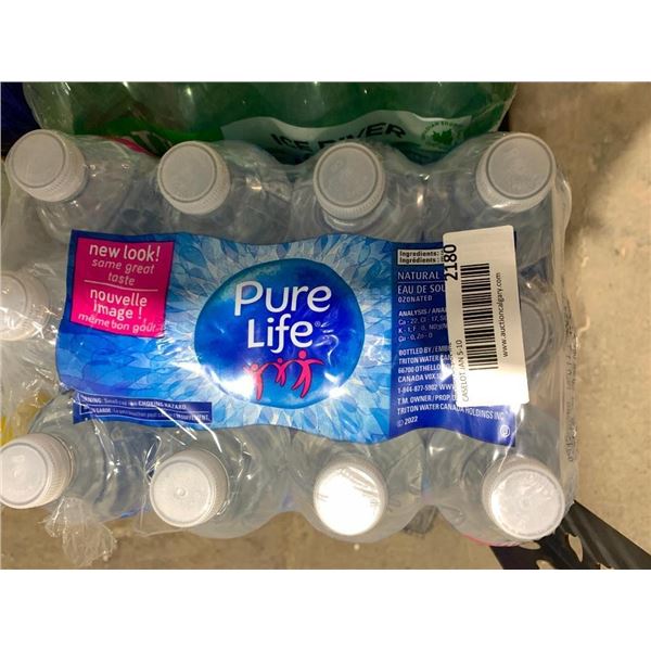 Pure life natural spring water 12 x 500ml