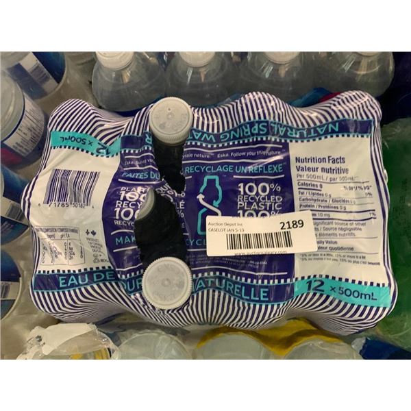 Natural spring water 12 x 500ml