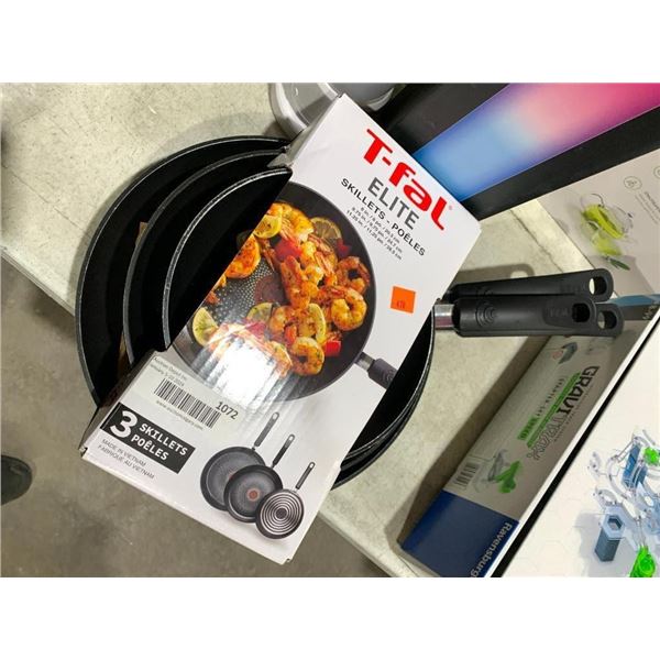 T-Fal Elite Skillet 3 Piece Set