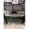 Image 1 : LG glass flat top oven and stove with four burners